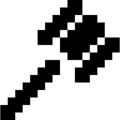 Fototapeta premium 8bit Hammer