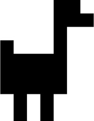 Obraz premium 8bit Llama