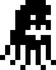Obraz premium 8bit Monster