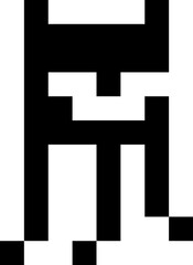 Obraz premium 8bit Monster