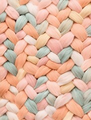 Artistic and vibrant woven fabric texture studio stock image creative environment close-up viewpoint