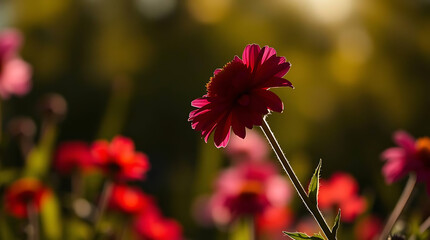 beautiful natural floral background, different kind of floral, created by generative ai