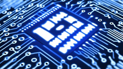 Smiling Man with Beard Interacting with a Colorful Data Display