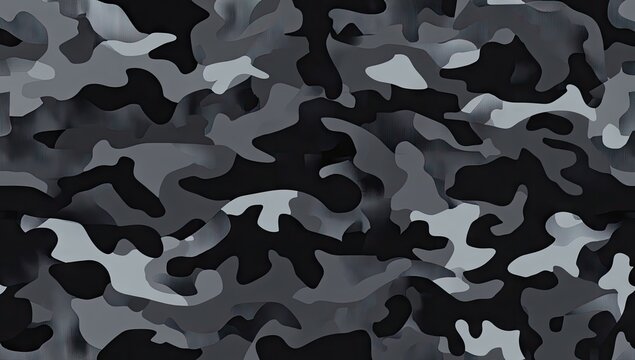Dark gray and black camouflage pattern