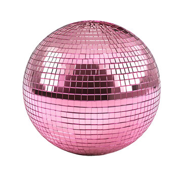 pink disco ball