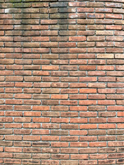 Red brick wall motif with random colors. Red brick wall texture background, brick wall texture for your design background.