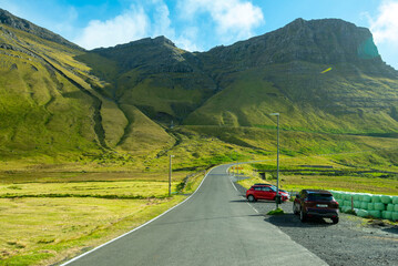 Fototapeta premium Scenic Route 45 - Faroe Islands