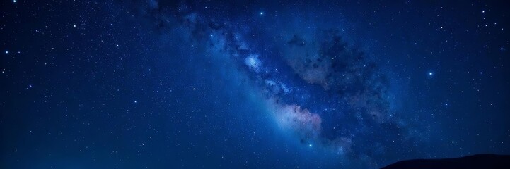 Fototapeta premium Enchanting starry night sky with millions of sparkling stars, stargazing, sky, astronomy