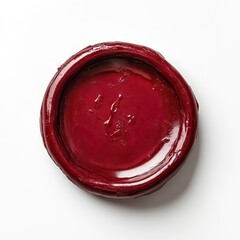 Red wax seal, close-up