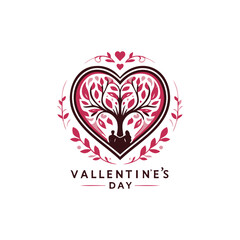 Valentines day logo