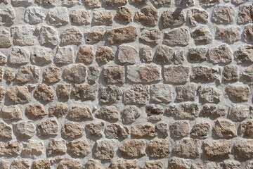 close up of old stone wall. Wall texture