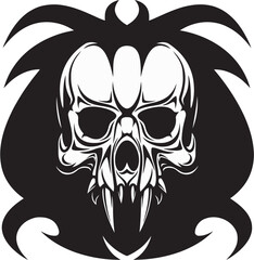 vector skull head