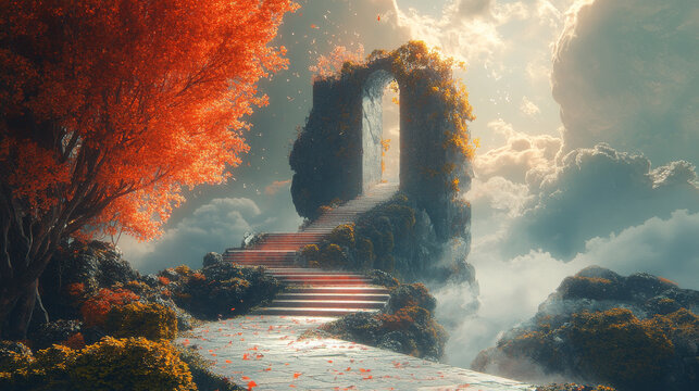 Mystical Pathway to the Sky