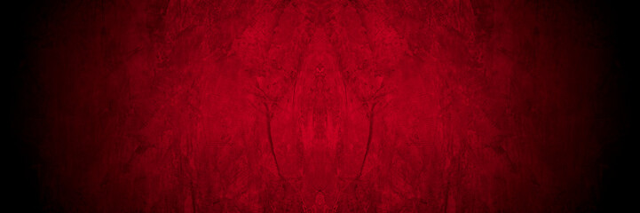 Old wall texture cement black red  background abstract dark color design are light with white gradient background.