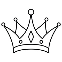 crown isolated on white background