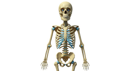 Isolated Human Skeleton