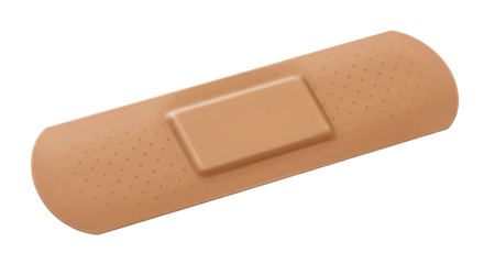 Isolated adhesive bandage