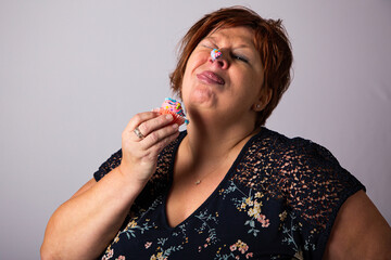 Nose full of icing