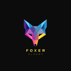Geometric Fox Logo Design