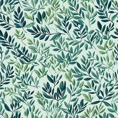 seamless background with leaves