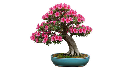 Isolated Bonsai Tree