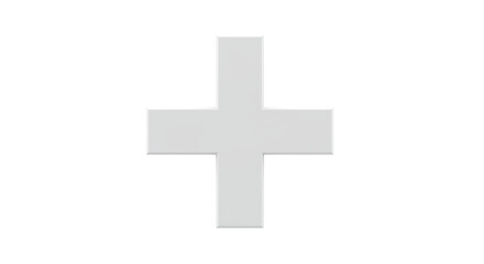 Isolated Medical Cross