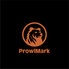 Timeless Bear Silhouette Logo in Precise Vector Format for Geometric Balance and Brand Appeal

