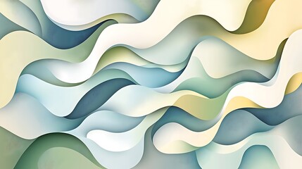 Abstract Wave Pattern Background. (1)