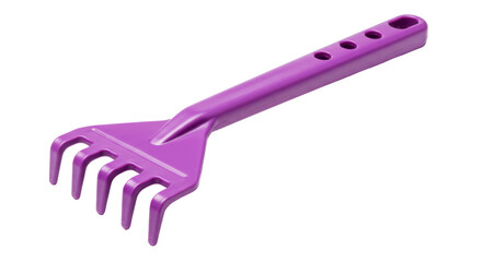 Isolated Purple Rake