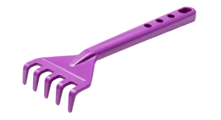 Isolated Purple Rake