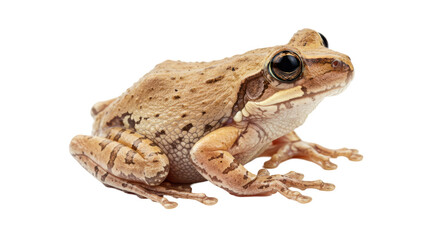 Isolated Brown Frog