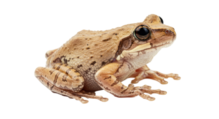 Isolated Brown Frog