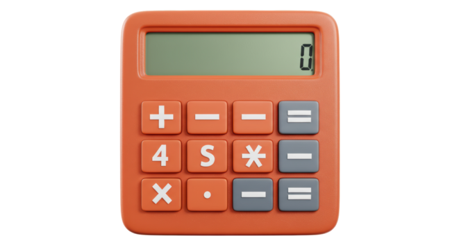 Isolated Orange Calculator
