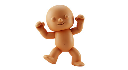 Isolated 3D Character