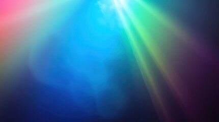 Abstract Light Streaks with Gradient Colors Creates a Cosmic Energy Look