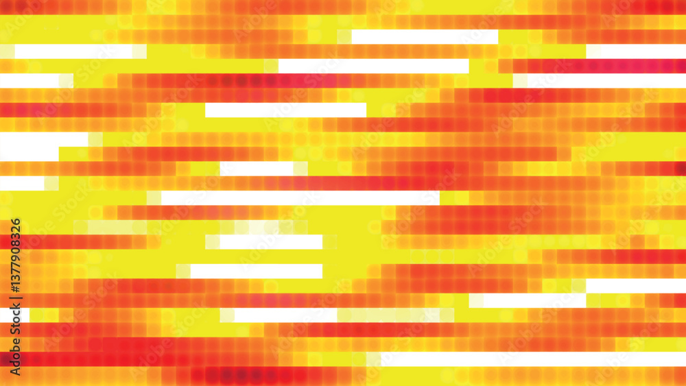 Poster abstract horizontal glowing color lines. multicolored horizontal linear background. abstract gradien