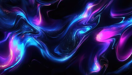 Obraz premium Abstract swirling liquid colours