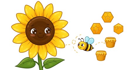 Honeycomb Harmony AI Generated