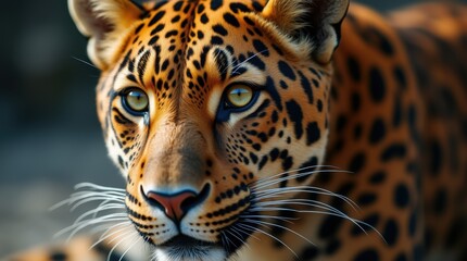 Obraz premium close up of a leopard