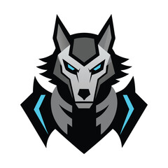 Fototapeta premium wolf head mascot