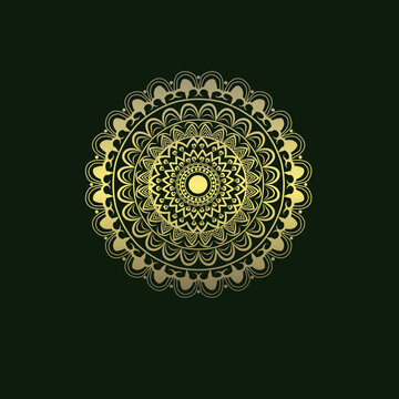 vector luxury illustration design background in gold color 
