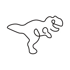 One Line Dino 1