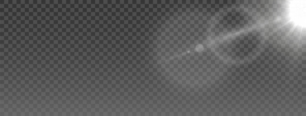 Light Glow Shine Sunbeam  white Rays Sunlight Brightness Transparent Overlay Effect Realistic Illumination Flare Burst Radiance White Light Glow Effect Lens Flare Beams Soft Glow Background Design.	