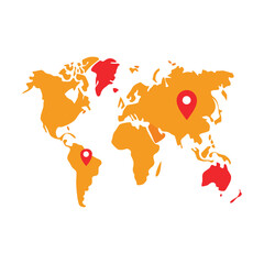world map vector
