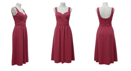 Isolated Maroon Dress