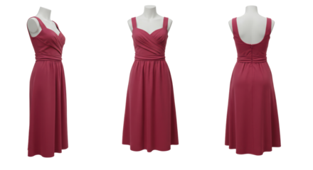 Isolated Maroon Dress
