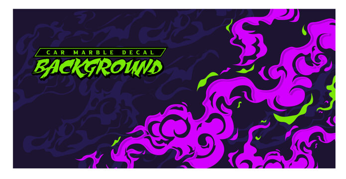 esport gaming banner sporty abstract smoke flame fire liquid japan traditional oriental pattern background halftone marble texture vector illustration purple stripes decal blaze livery wrap