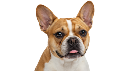Isolated French Bulldog Puppy