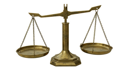 Isolated Brass Scales