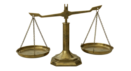 Isolated Brass Scales